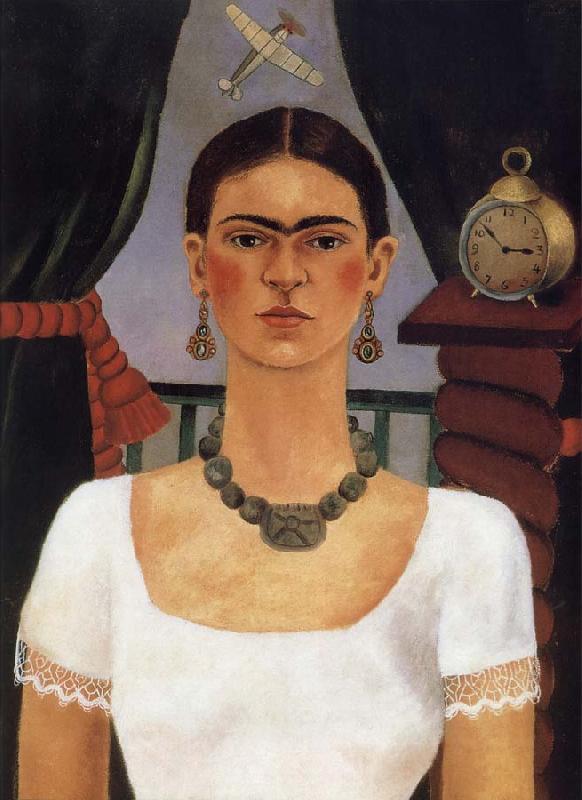 Frida Kahlo Time fled oil painting image